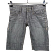 Unisex Indian Rose - Denim shorts, size 36 - Gray ()