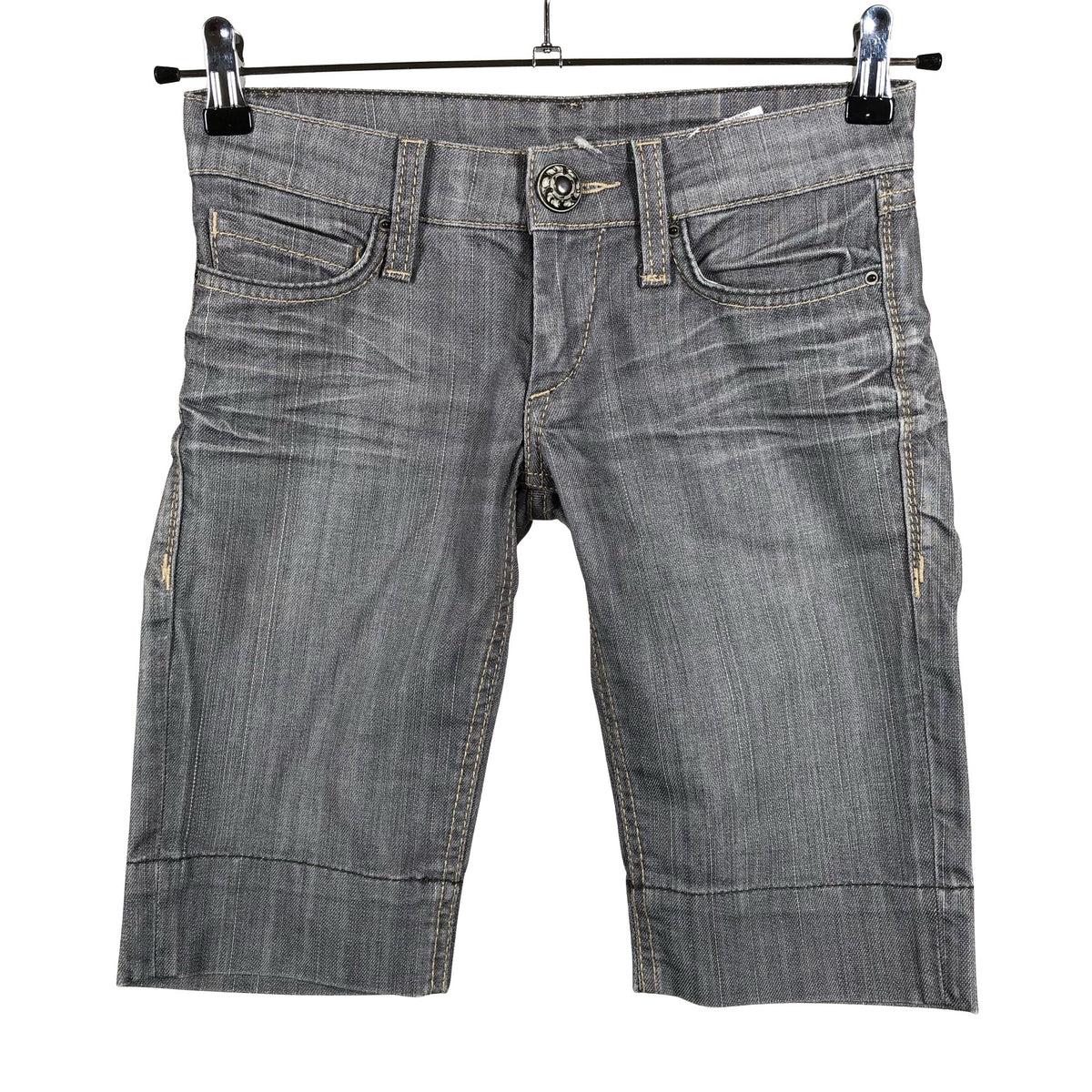 Unisex Indian Rose - Denim shorts, size 36 - Gray (1)