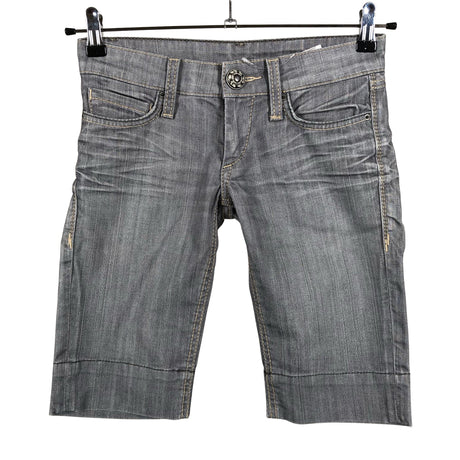 Unisex Indian Rose - Denim shorts, size 36 - Gray ()