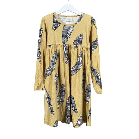 Unisex Melli - Tricot dress, size 134 - 140 - Yellow ()
