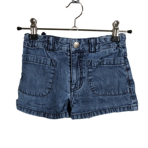 Unisex Polarn O. Pyret - Denim shorts, size 116 - 122 - Blue (1)