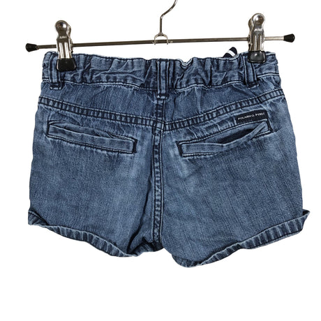 Unisex Polarn O. Pyret - Denim shorts, size 116 - 122 - Blue (2)