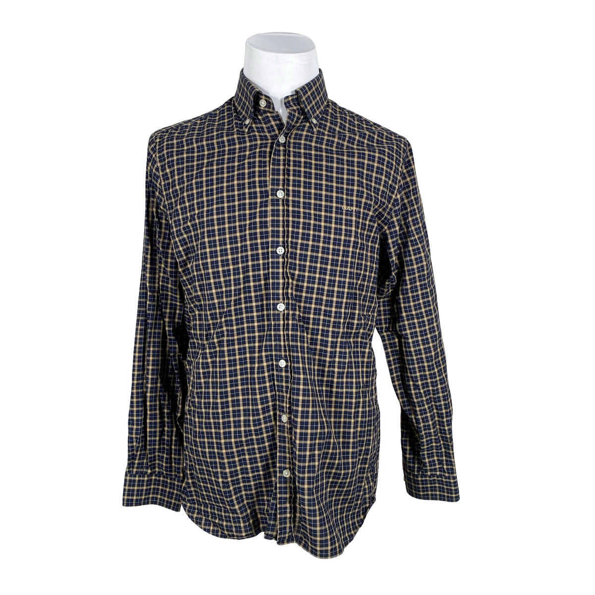 Unisex Gant - Collared shirt, size L - Blue (1)