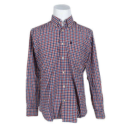 Unisex Barbour - Collared shirt, size L - Red ()