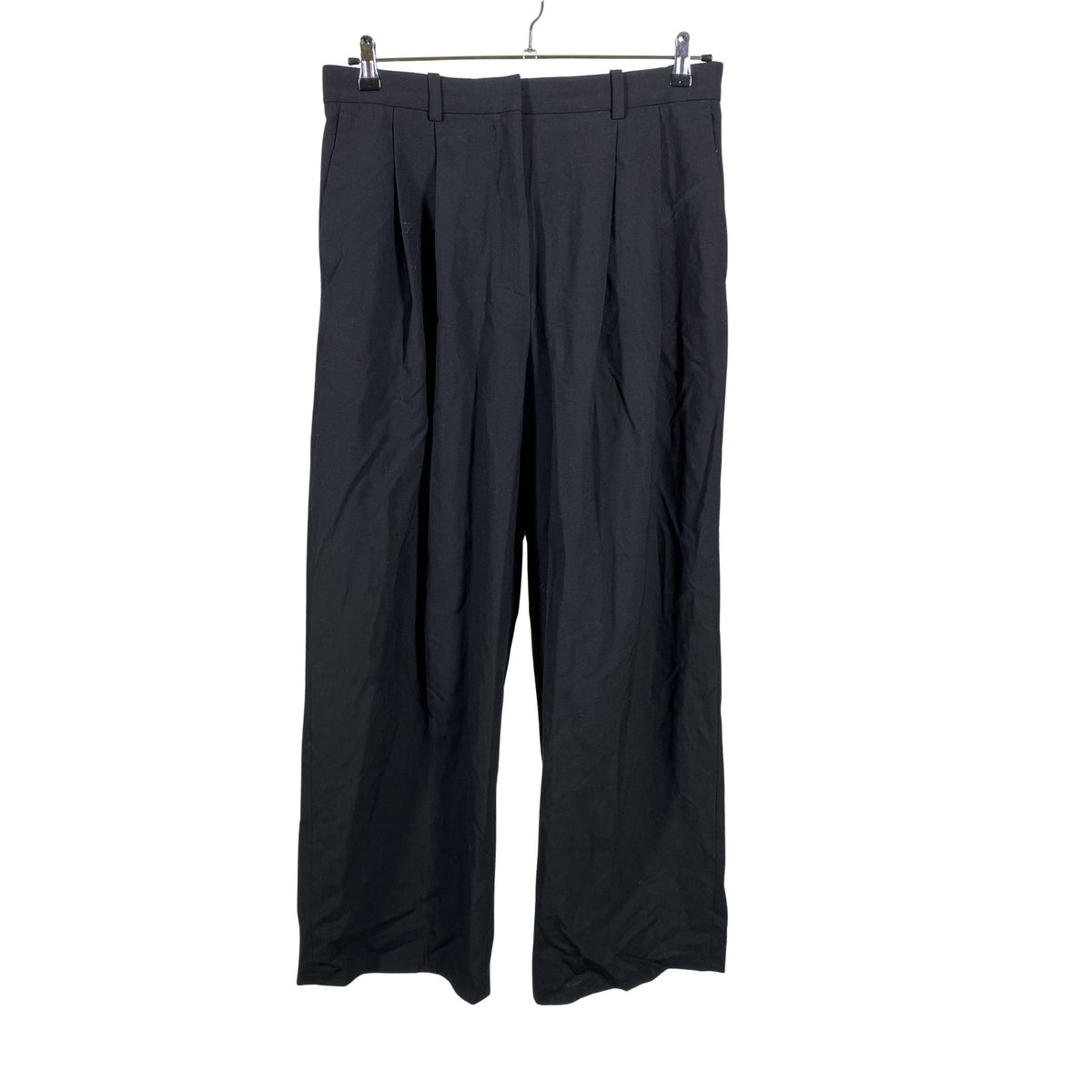 Unisex COS - Straight leg trousers, size 42 - Black (1)