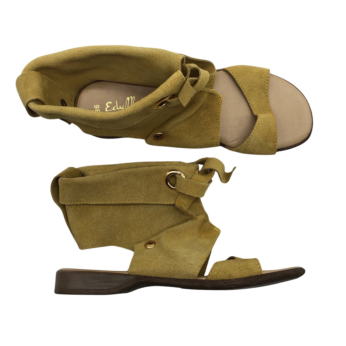 Unisex Edy Mattei - Sandals, size 36 - Yellow (1)