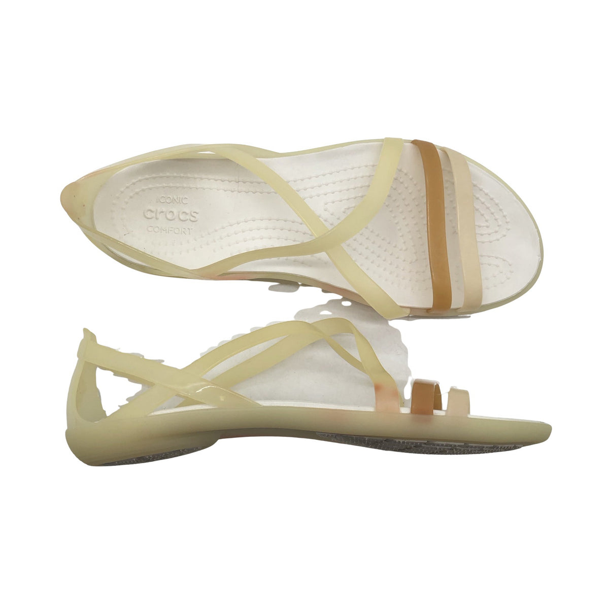 Unisex Crocs - Sandals, size 37 - Beige (1)