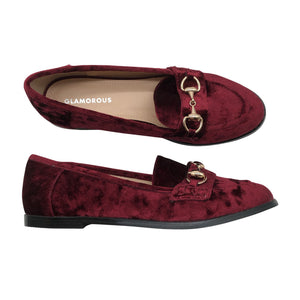 Unisex Glamorous - Loafers, size 37 - Wine red (1)
