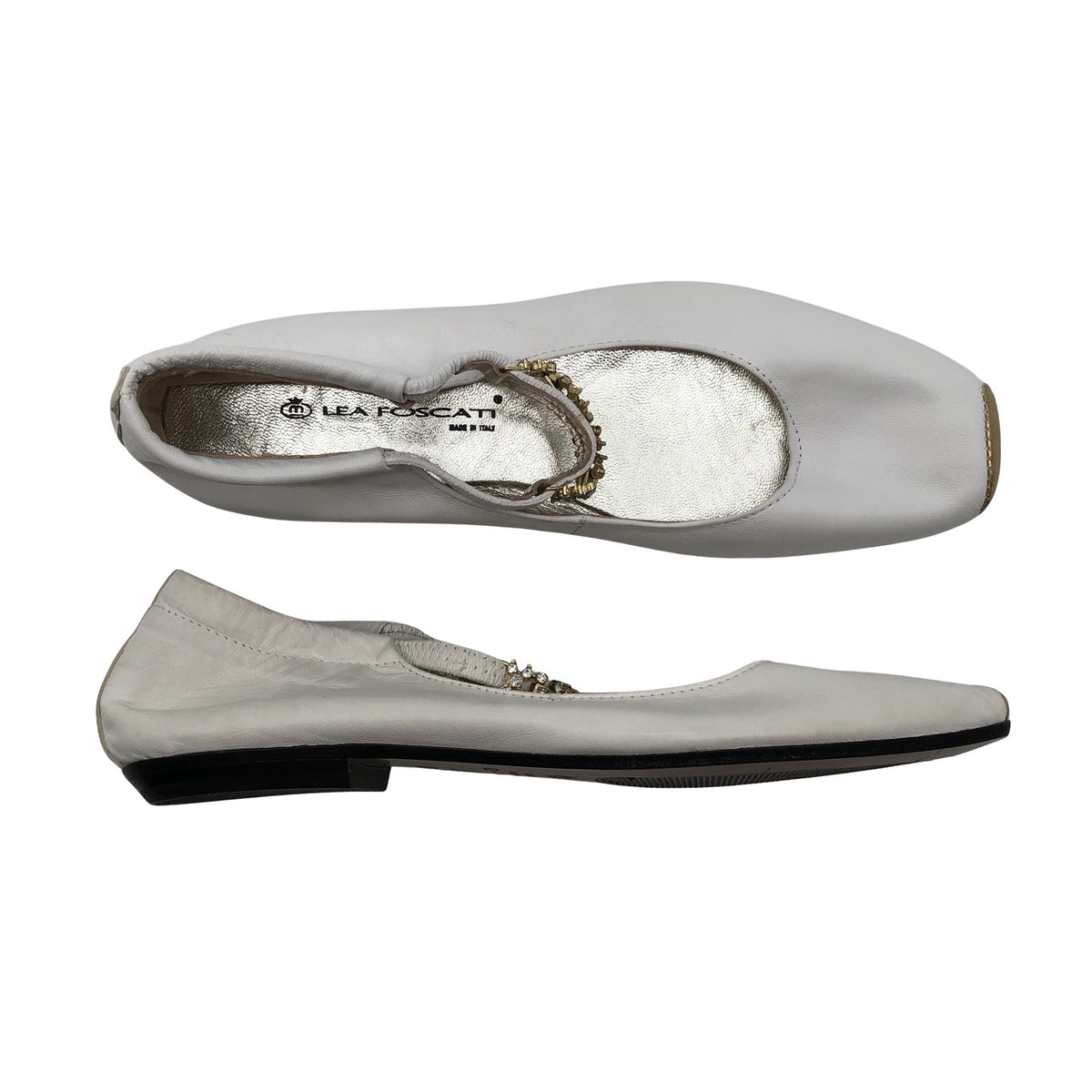 Unisex Manas Lea Foscati - Ballerinas, size 37 - White (1)