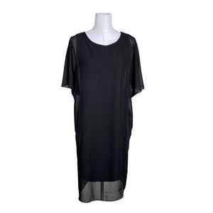 Unisex Ril's - Schiffon dress, size 36 - Black (1)