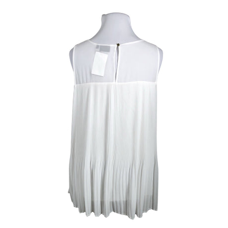 Unisex Zizzi - Schiffon tunic, size 48 - White (2)