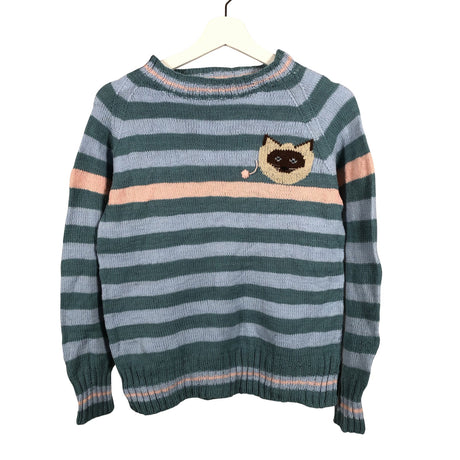 Unisex Handmade - Sweater, size 158 - 164 - Blue ()