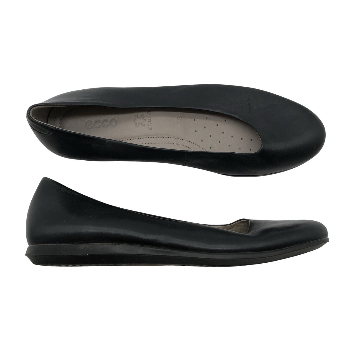 Unisex Ecco - Ballerinas, size 36 - Black (1)