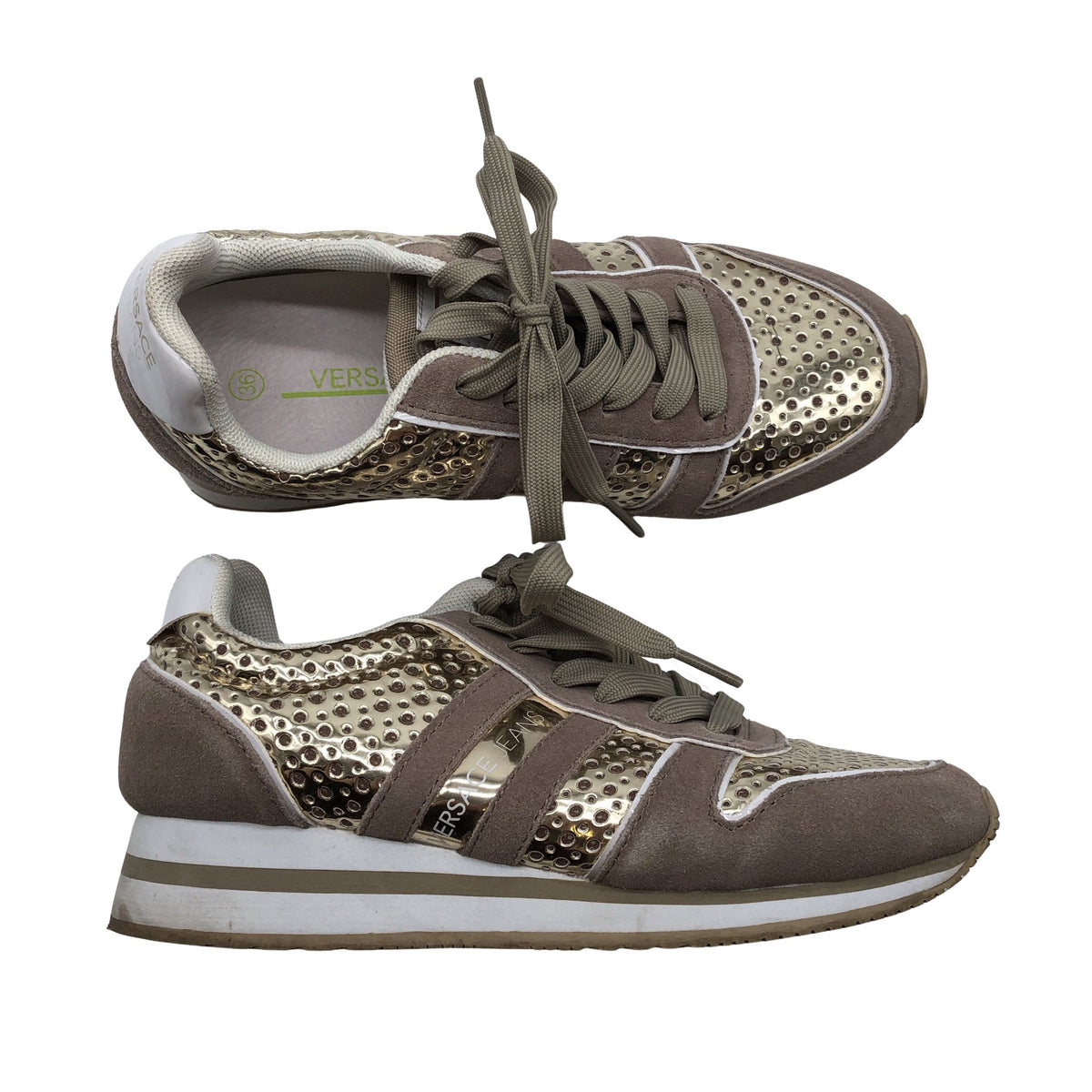 Unisex Versace Jeans - Casual sneakers, size 36 - Gray (1)