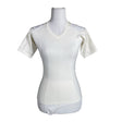 Unisex Anodyne - Sports shirt, short sleeve, size 34 - White ()