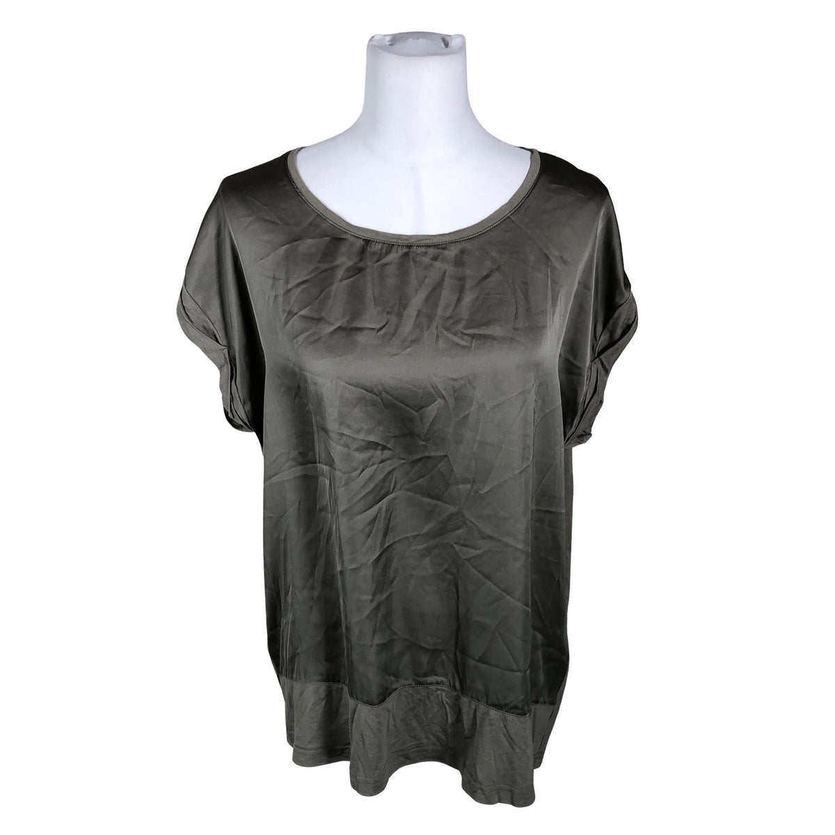 Unisex Soyaconcept - Short-sleeved blouse, size 40 - Green (1)