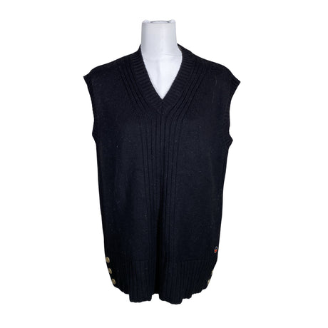 Unisex Busnel - Knit vest, size 38 - Black ()