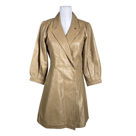 Unisex Just Female - Leather jacket, size 38 - Brown ()
