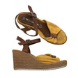 Unisex Tamaris - Wedge sandals, size 38 - Orange ()