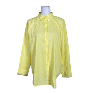 Unisex Benetton - Collared shirt, size 40 - Yellow (1)