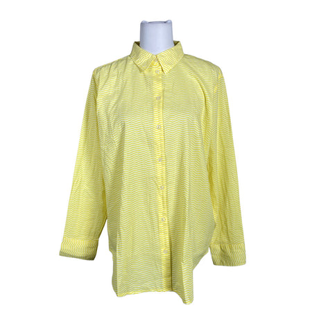 Unisex Benetton - Collared shirt, size 40 - Yellow ()