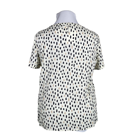 Unisex Gerry Weber - Short-sleeved blouse, size 42 - Natural white (2)