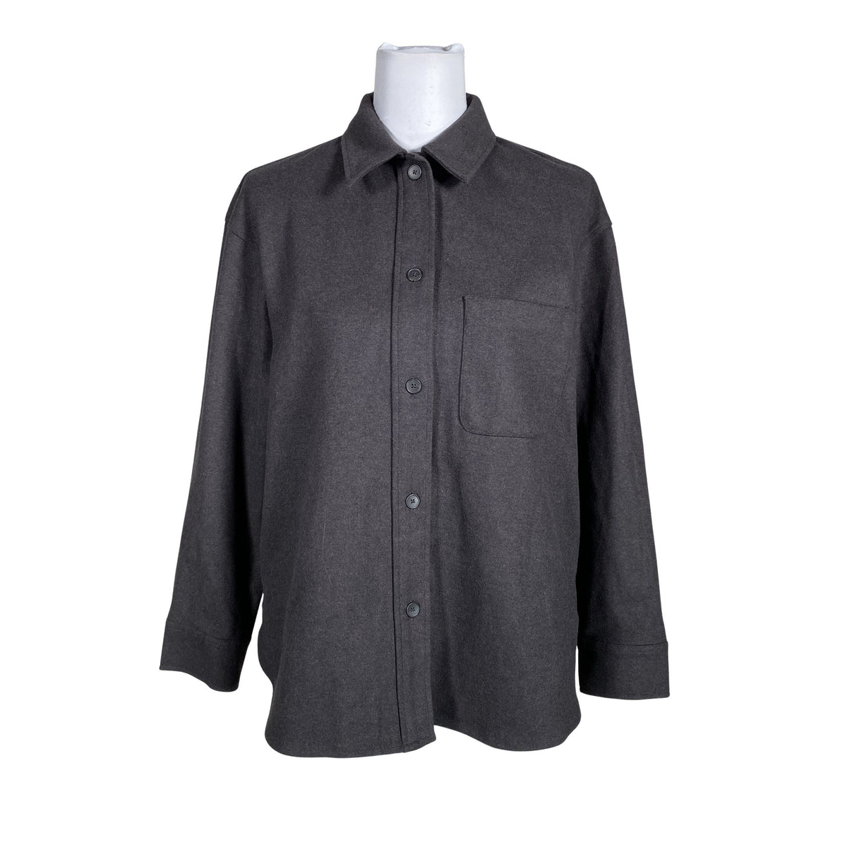 Unisex Uniqlo - Flannel shirt, size 38 - Gray (1)