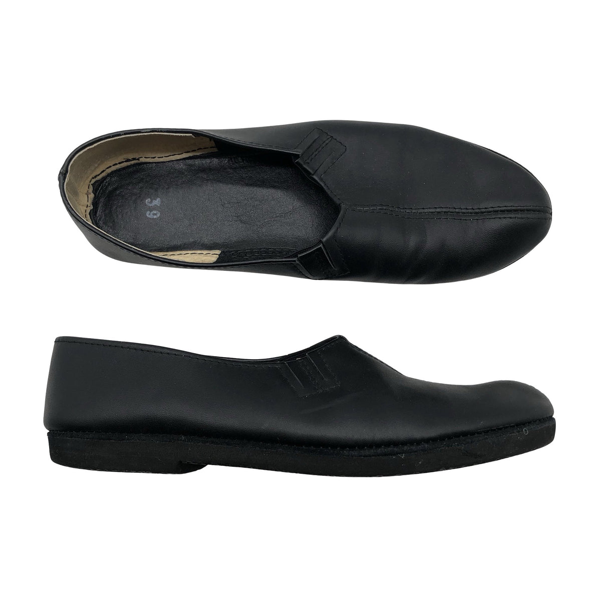 Unisex Tossumonttu - Loafers, size 39 - Black (1)