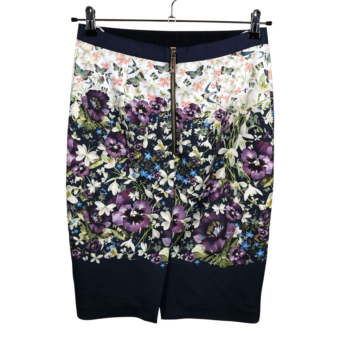 Unisex Ted Baker - Fabric skirt, size 40 - Blue (2)