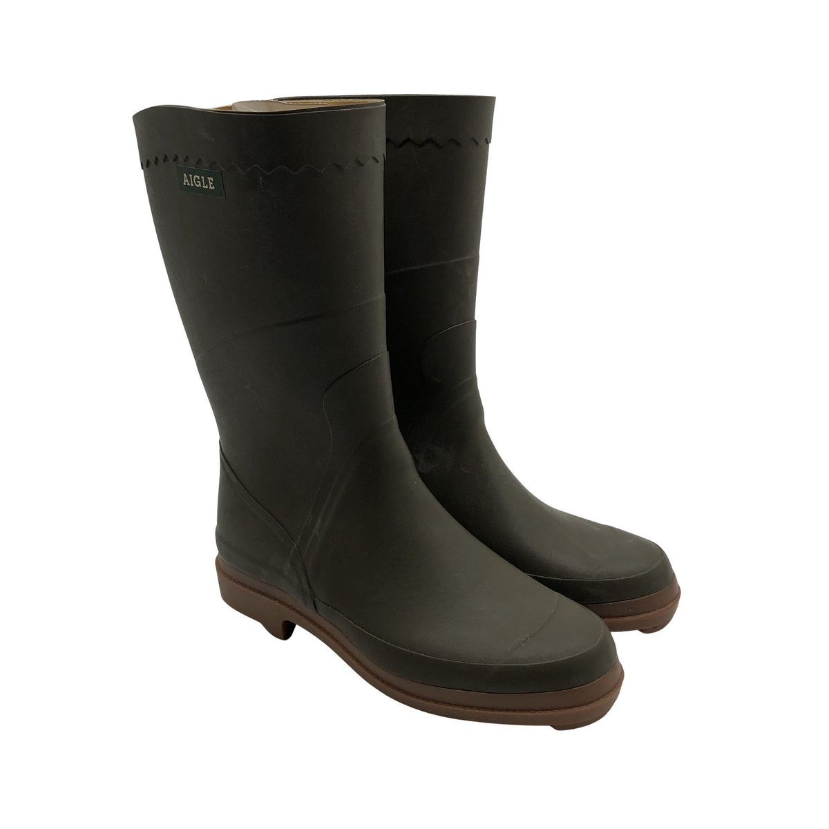Unisex Aigle - Wellingtons, size 38 - Green (2)