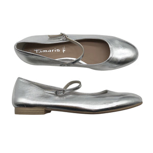 Unisex Tamaris - Ballerinas, size 41 - Silver (1)