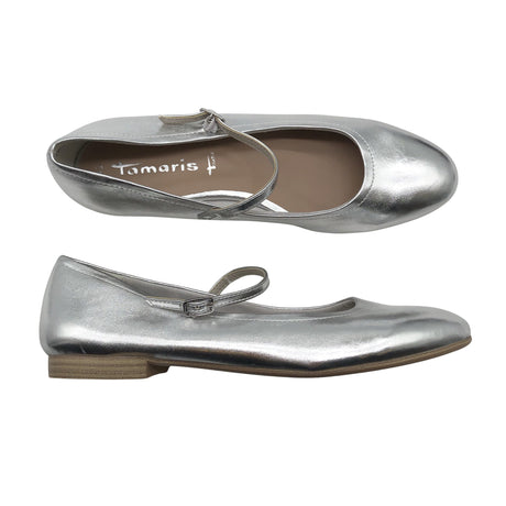 Unisex Tamaris - Ballerinas, size 41 - Silver ()