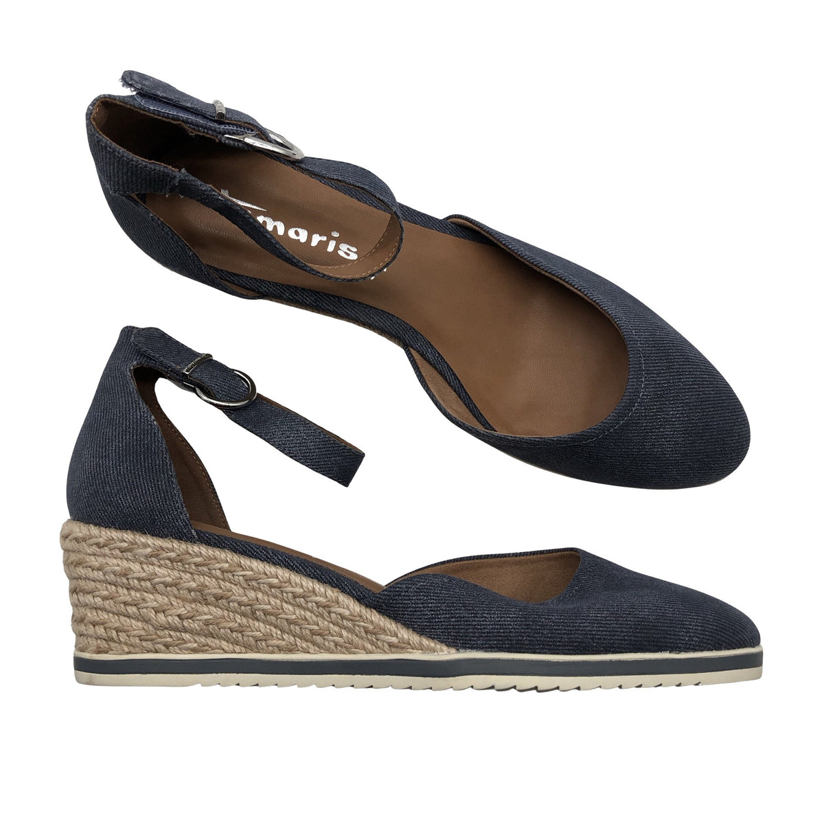 Unisex Tamaris - Wedge sandals, size 40 - Blue (1)