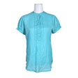 Unisex Tommy Hilfiger - Short-sleeved blouse, size 38 - Turquoise ()