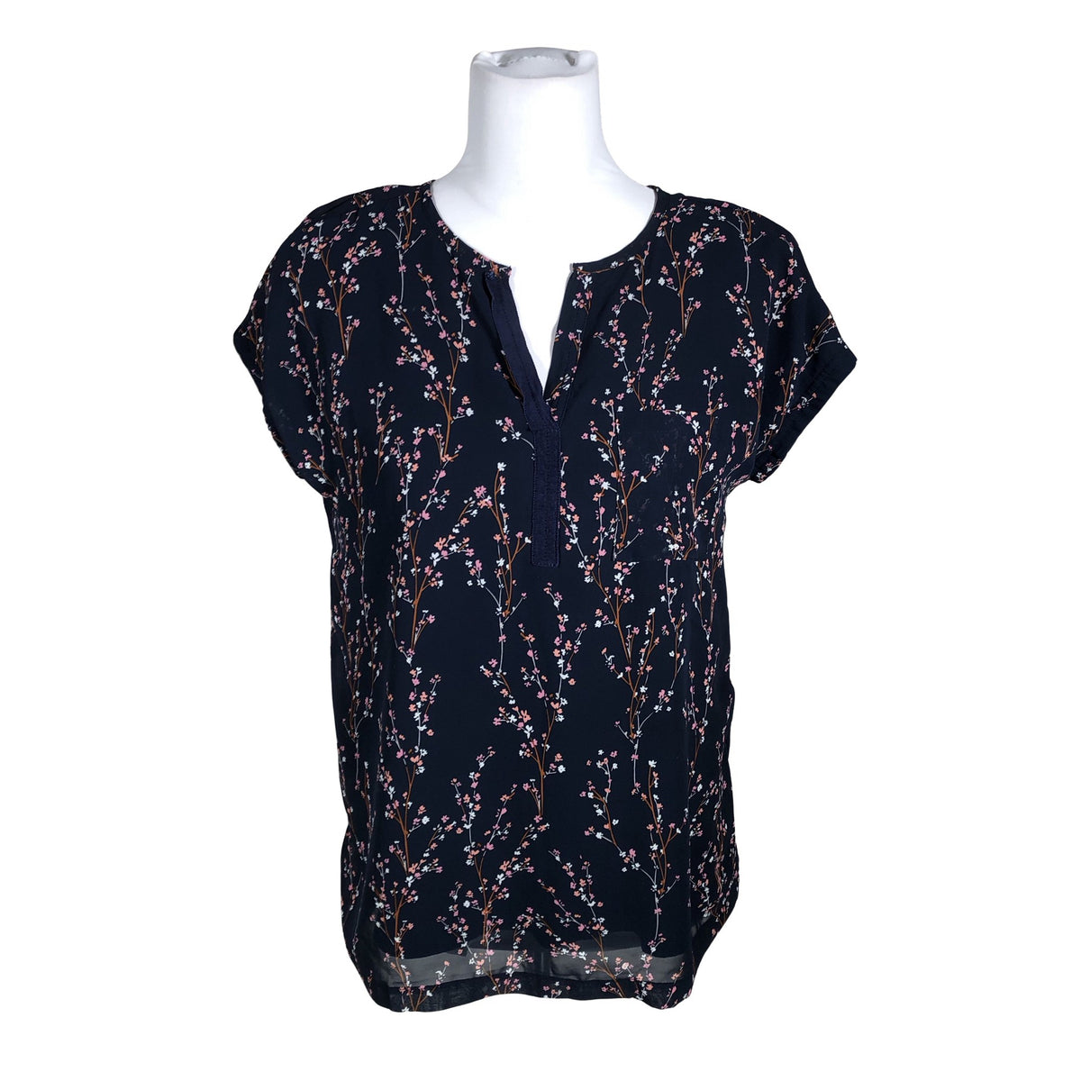 Unisex Fransa - Short-sleeved blouse, size 38 - Blue (1)