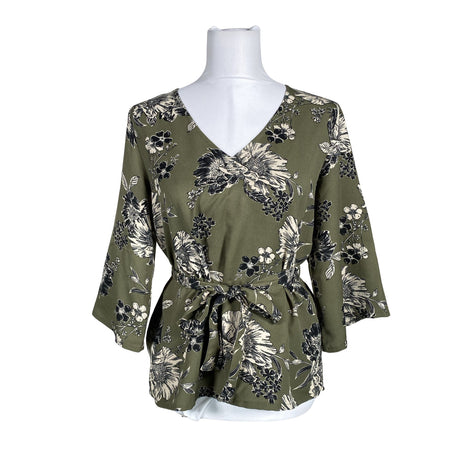 Unisex Sand - Short-sleeved blouse, size 38 - Green ()