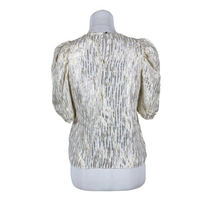 Unisex Holly & Whyte by Lindex - Short-sleeved blouse, size 36 - Beige (2)