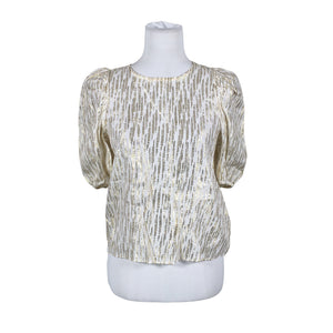 Unisex Holly & Whyte by Lindex - Short-sleeved blouse, size 36 - Beige (1)