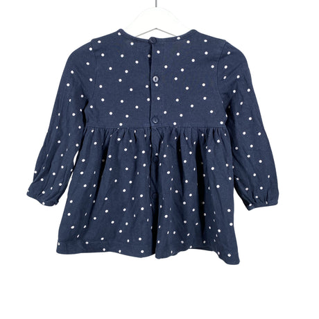 Unisex Polarn O. Pyret - Tricot tunic, size 80 - 86 - Blue (2)