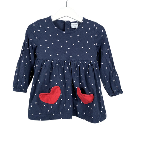 Unisex Polarn O. Pyret - Tricot tunic, size 80 - 86 - Blue ()