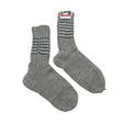 Unisex Handmade - Wool socks, size 40 - Gray ()