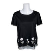 Unisex RJR John Rocha - Short-sleeved blouse, size 40 - Black ()