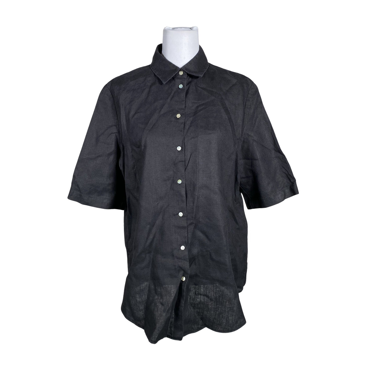 Unisex Ril's - Collared shirt, size 40 - Black (1)