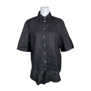 Unisex Ril's - Collared shirt, size 40 - Black (1)