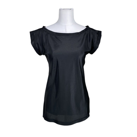 Unisex La Famiglia - Short-sleeved blouse, size 38 - Black ()