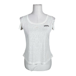 Unisex Adidas - Sports shirt, short sleeve, size 34 - White (1)