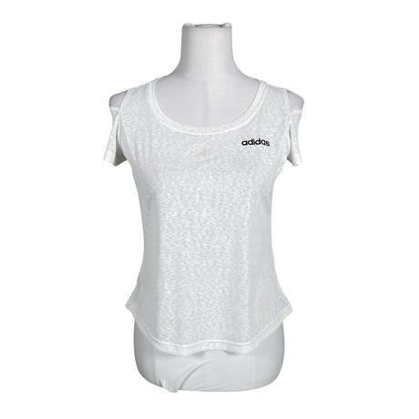 Unisex Adidas - Sports shirt, short sleeve, size 34 - White ()