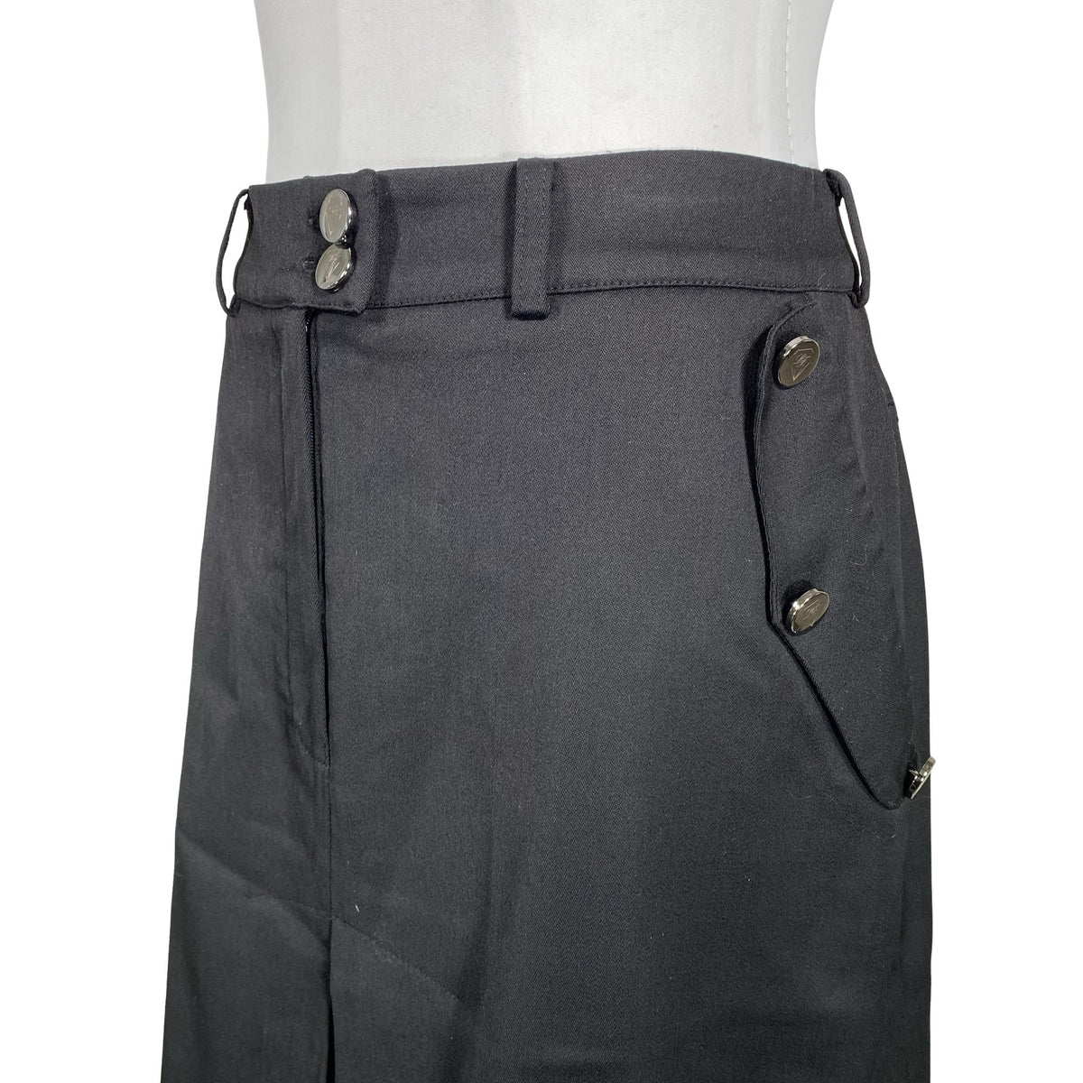 Unisex La Famiglia - Fabric skirt, size 38 - Black (2)