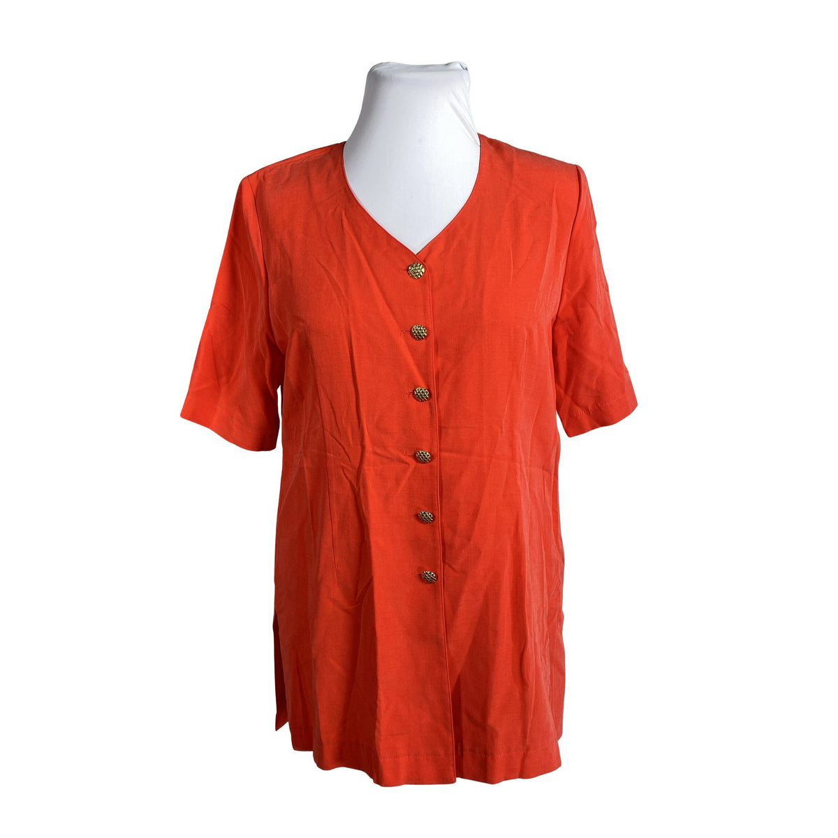 Unisex GR Design - Short-sleeved blouse, size 44 - Red (1)