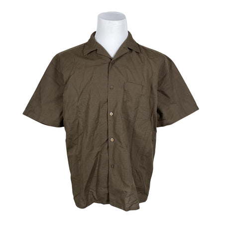 Unisex Uniqlo - Collared shirt, size M - Brown ()